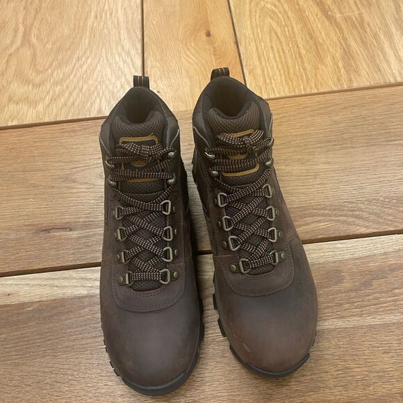 TIMBERLAND MEN\'S MT. MADDSEN MID LACE WATERPROOF HK DARK BROWN 12730R-242 main image 4